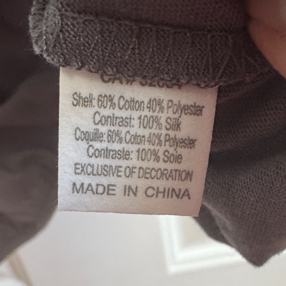 Source Unknown Charcoal Ruffled Blouse - image 3